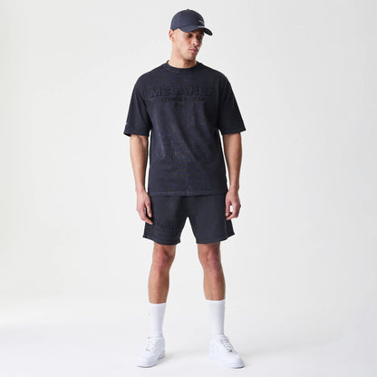 The Male model is wearing McLaren Racing Washed Black Shorts  8