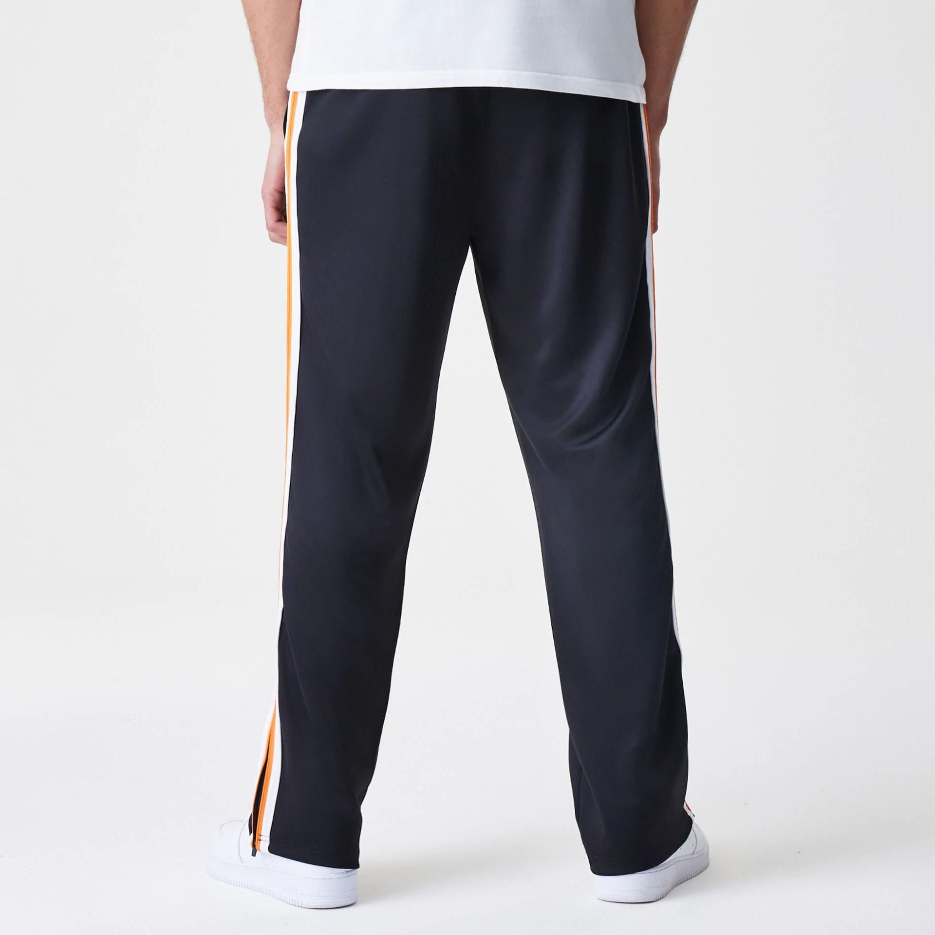 The Male model is wearing McLaren Racing Poly Black Joggers  2