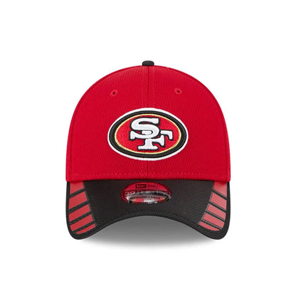 This is a San Francisco 49ers NFL Visor Hit Red 39THIRTY Stretch Fit Cap 2