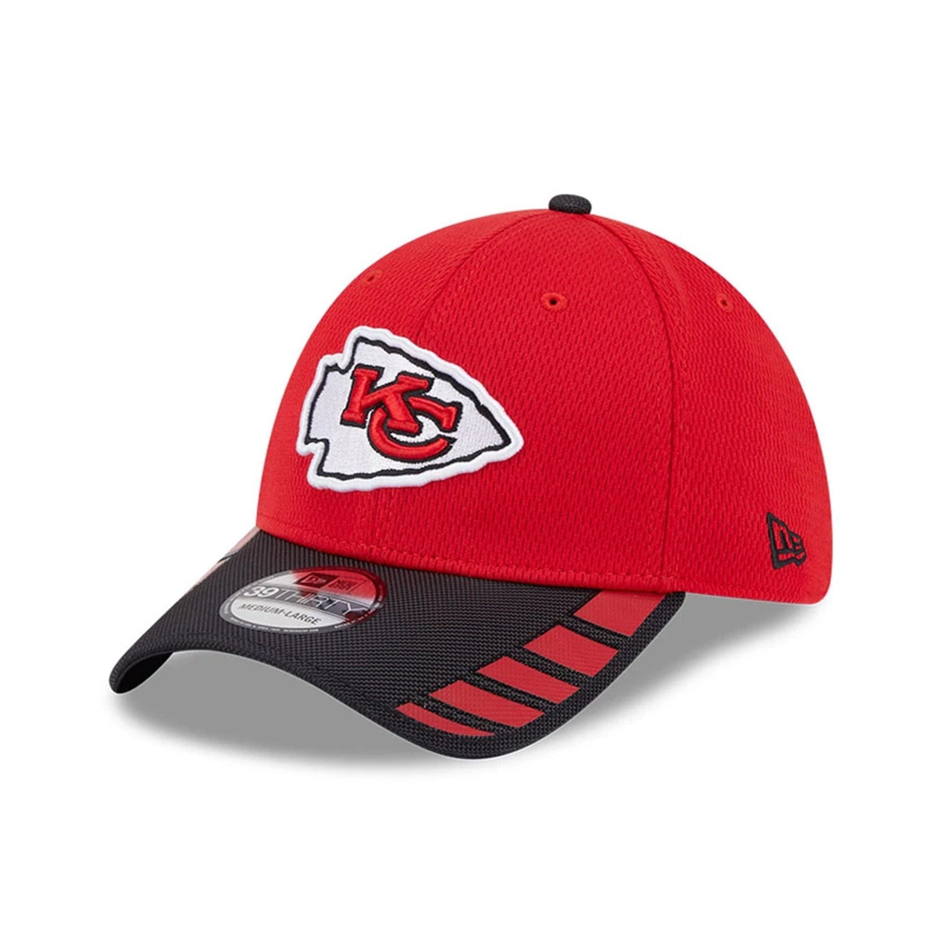 NFL Visor Hit Kansas City Chiefs Red 39THIRTY Stretch Fit Cap | NEC EU