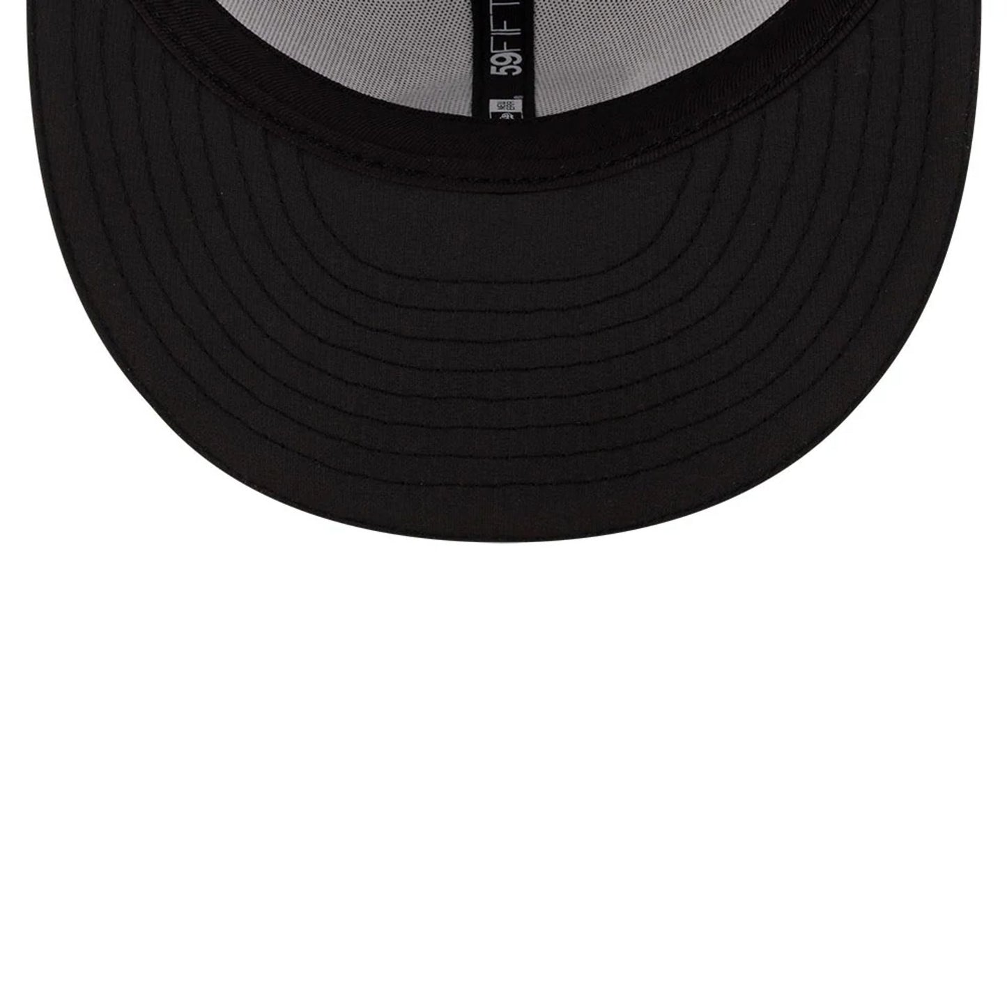 This is a Jacksonville Jaguars NFL Training 2025 White 59FIFTY Fitted Cap 6