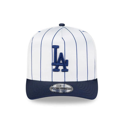 This is a LA Dodgers Satin Pinstripe Dark Blue 9FIFTY A-Frame Adjustable Cap 3