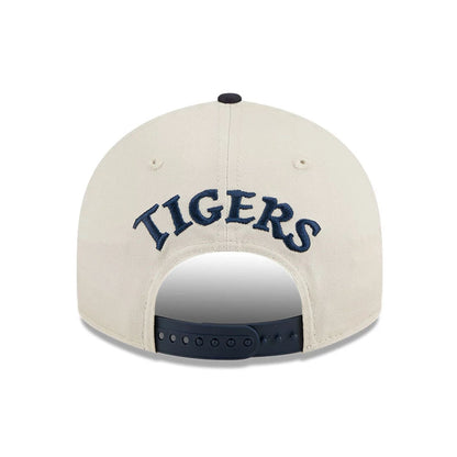 This is a Detroit Tigers MLB Scatter Light Beige Retro Crown 9FIFTY Adjustable Cap 5