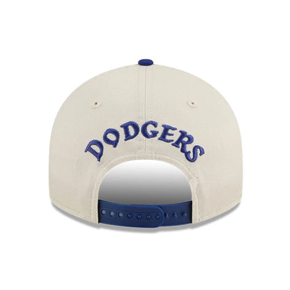 This is a Brooklyn Dodgers MLB Scatter Cream Retro Crown 9FIFTY Adjustable Cap 5
