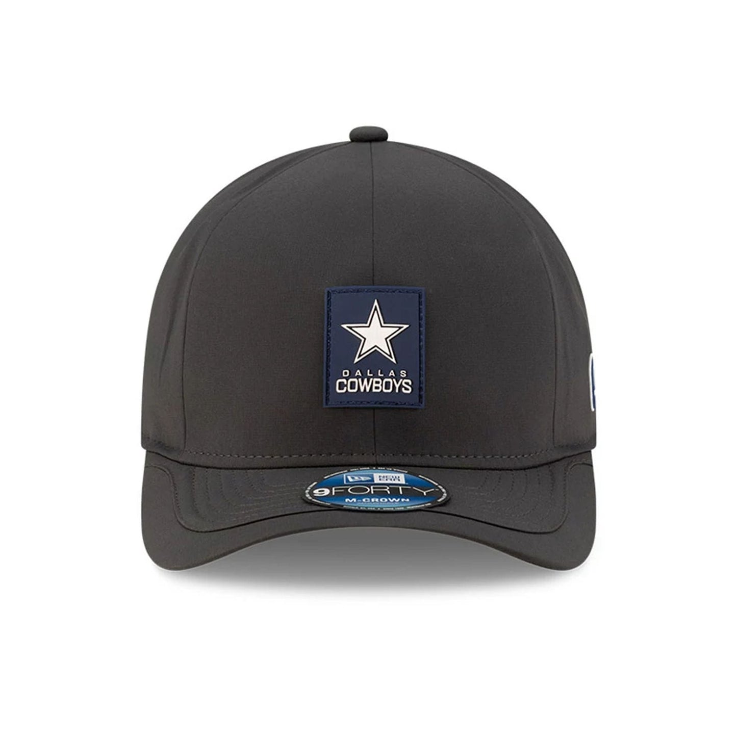 This is a Dallas Cowboys NFL Sideline 2025 Charcoal 9FORTY M-Crown Adjustable Cap 3