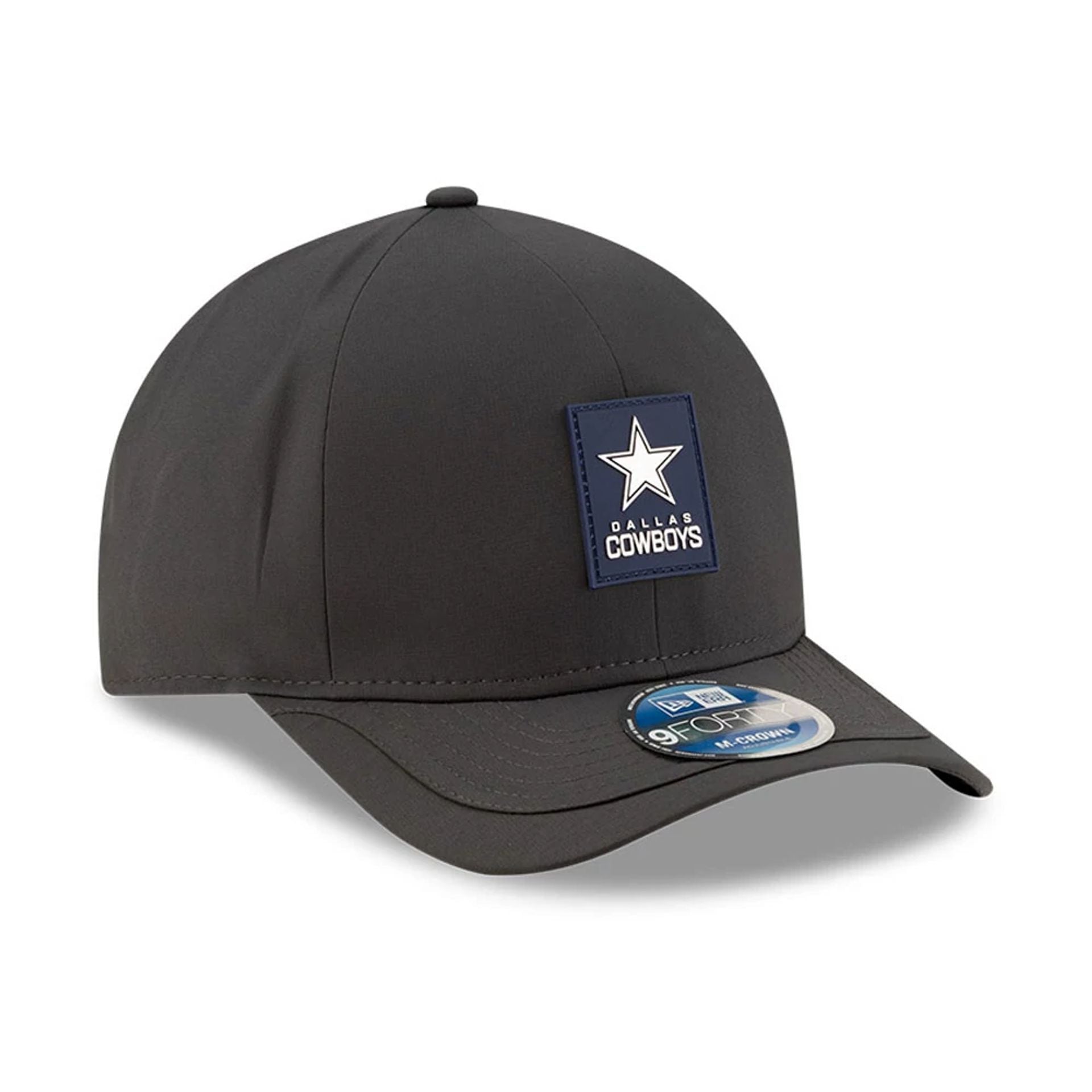 This is a Dallas Cowboys NFL Sideline 2025 Charcoal 9FORTY M-Crown Adjustable Cap 4