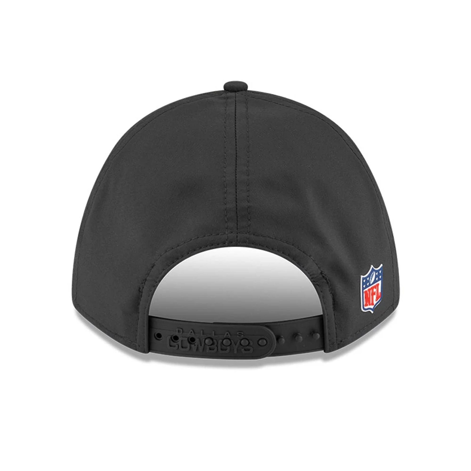 This is a Dallas Cowboys NFL Sideline 2025 Charcoal 9FORTY M-Crown Adjustable Cap 6