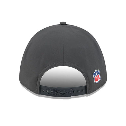 This is a Detroit Lions NFL Sideline 2025 Charcoal 9FORTY M-Crown Adjustable Cap 6