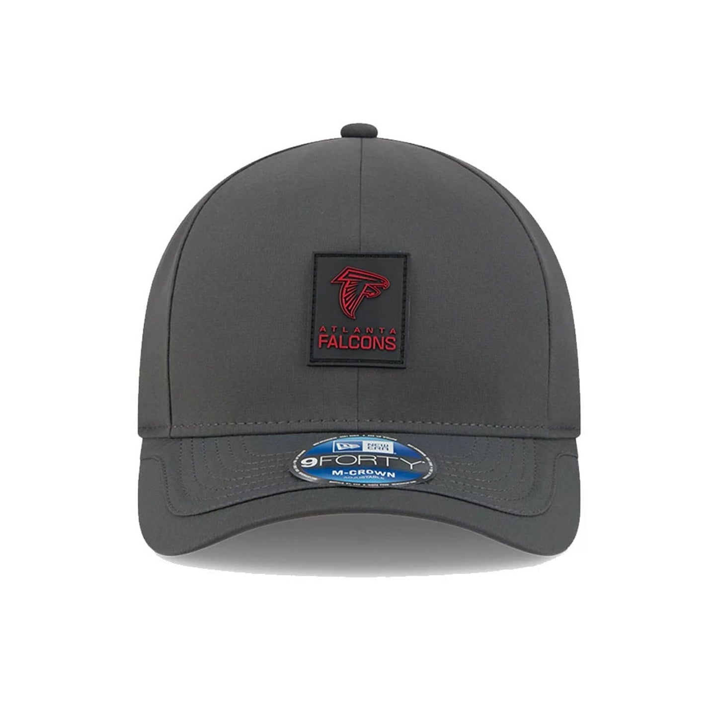This is a Atlanta Falcons NFL Sideline 2025 Charcoal 9FORTY M-Crown Adjustable Cap 3