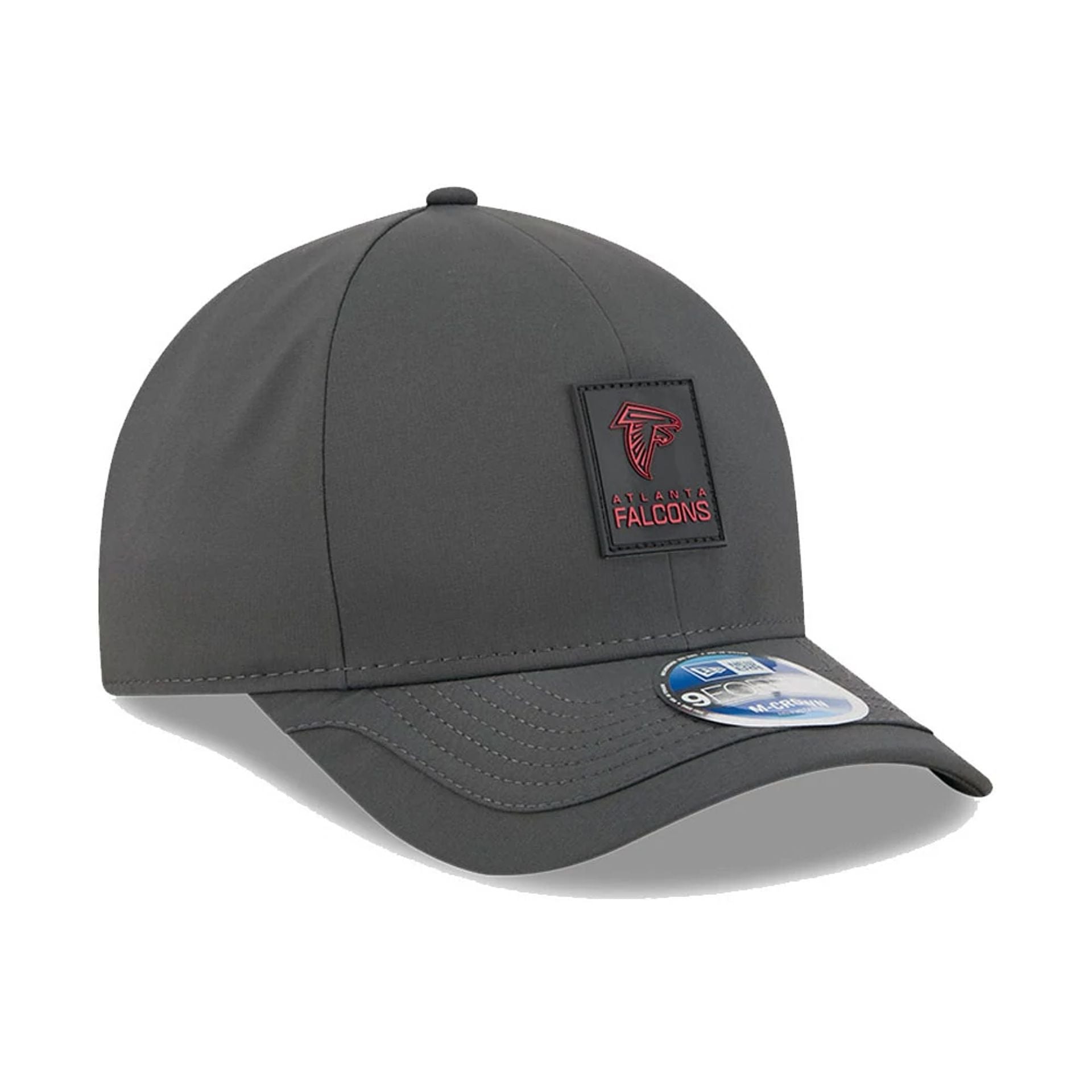 This is a Atlanta Falcons NFL Sideline 2025 Charcoal 9FORTY M-Crown Adjustable Cap 4