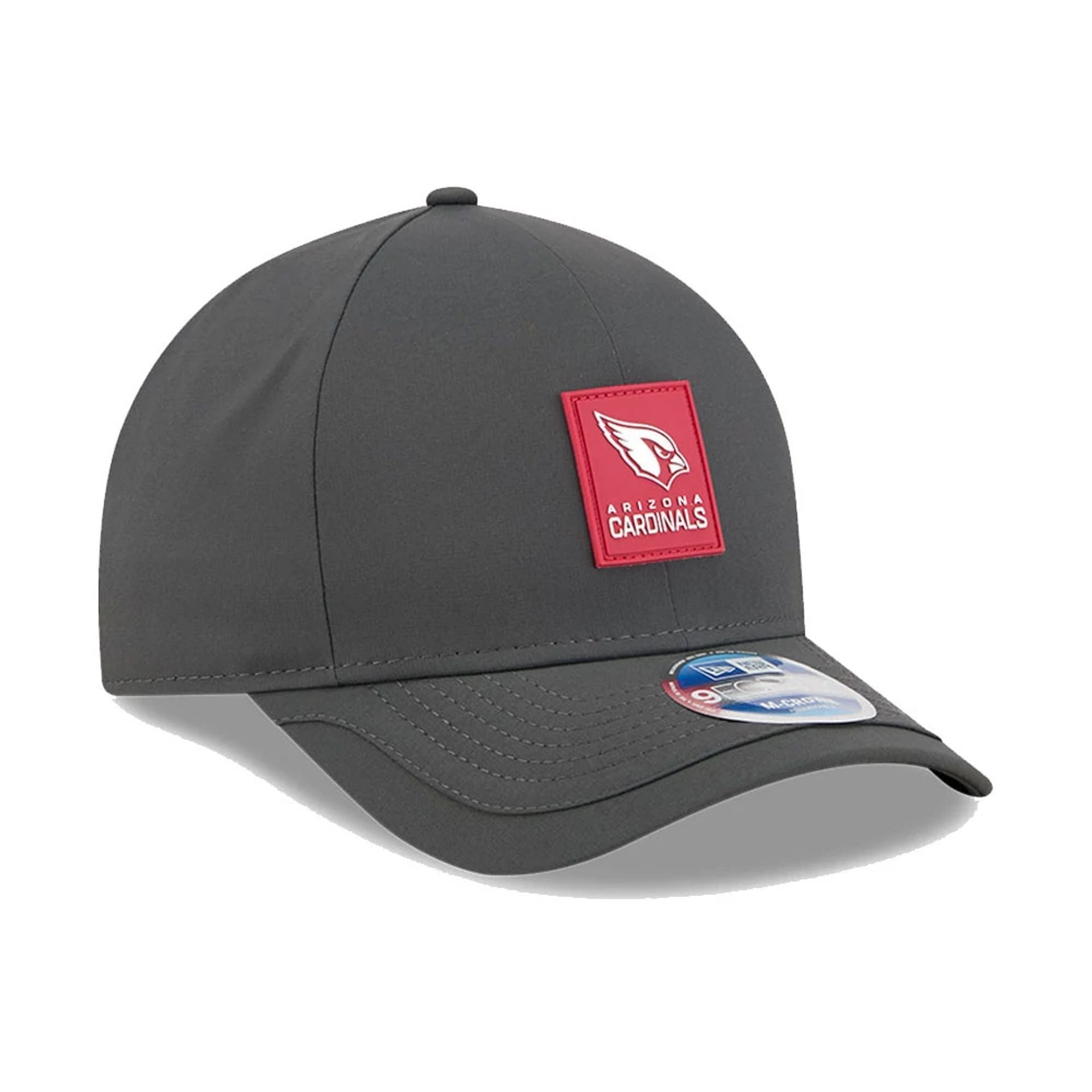 This is a Arizona Cardinals NFL Sideline 2025 Charcoal 9FORTY M-Crown Adjustable Cap 4