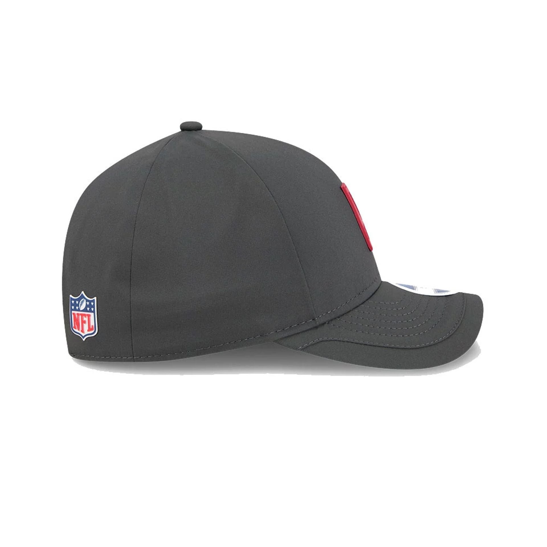 This is a Arizona Cardinals NFL Sideline 2025 Charcoal 9FORTY M-Crown Adjustable Cap 5