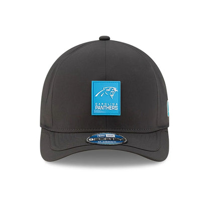 This is a Carolina Panthers NFL Sideline 2025 Charcoal 9FORTY M-Crown Adjustable Cap 2