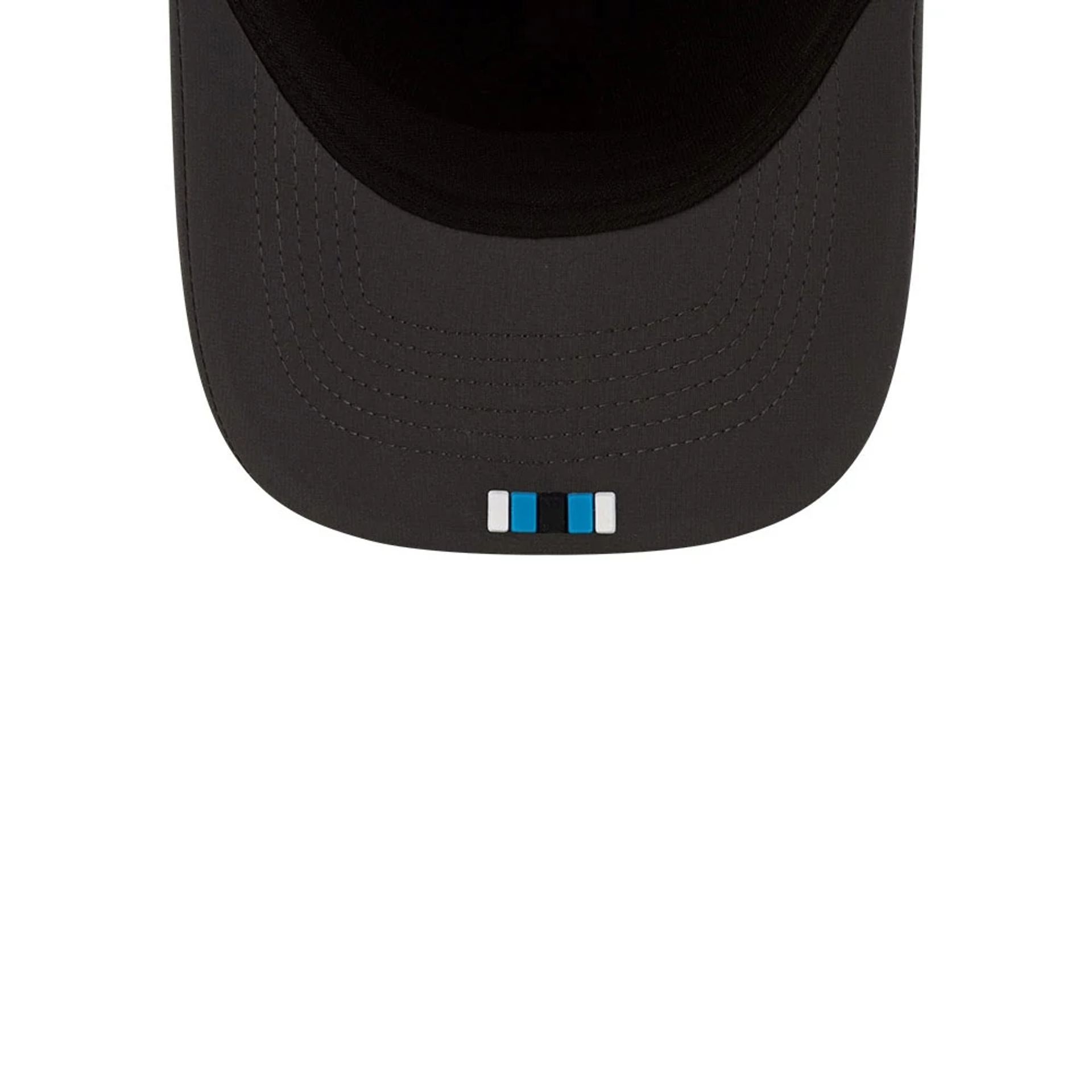 This is a Carolina Panthers NFL Sideline 2025 Charcoal 9FORTY M-Crown Adjustable Cap 7