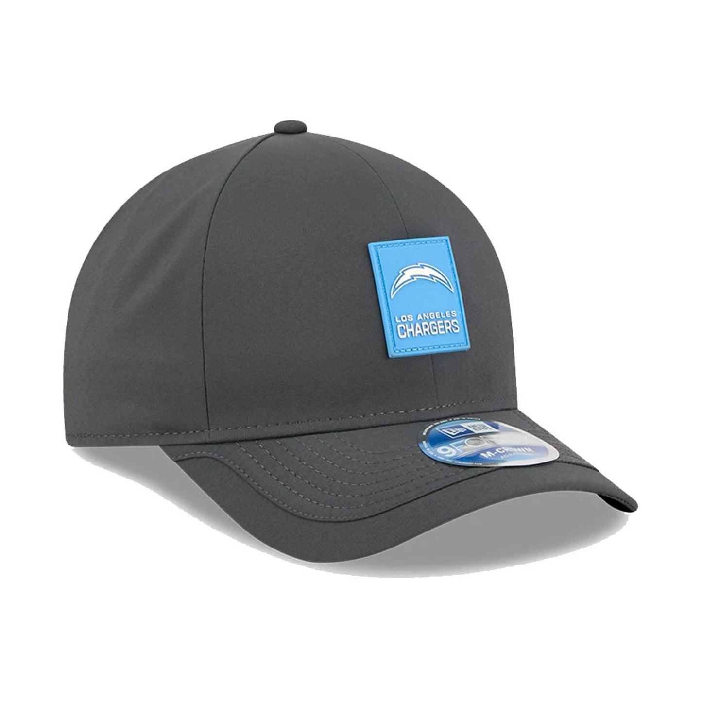 This is a LA Chargers NFL Sideline 2025 Charcoal 9FORTY M-Crown Adjustable Cap 4
