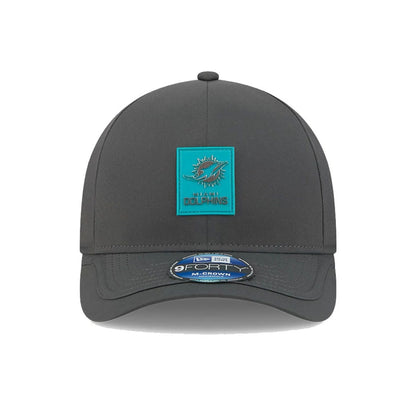 This is a Miami Dolphins NFL Sideline 2025 Charcoal 9FORTY M-Crown Adjustable Cap 3