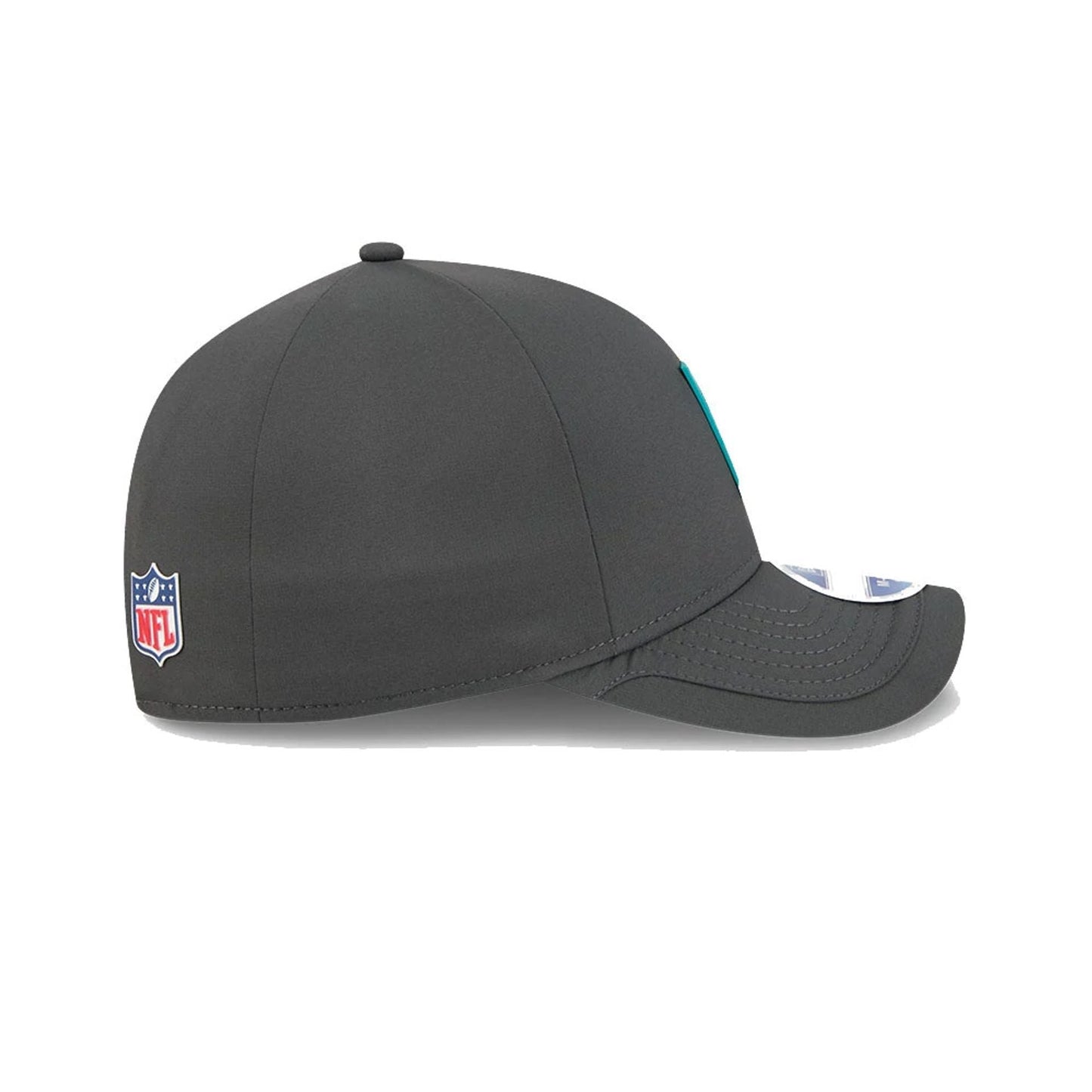 This is a Miami Dolphins NFL Sideline 2025 Charcoal 9FORTY M-Crown Adjustable Cap 6