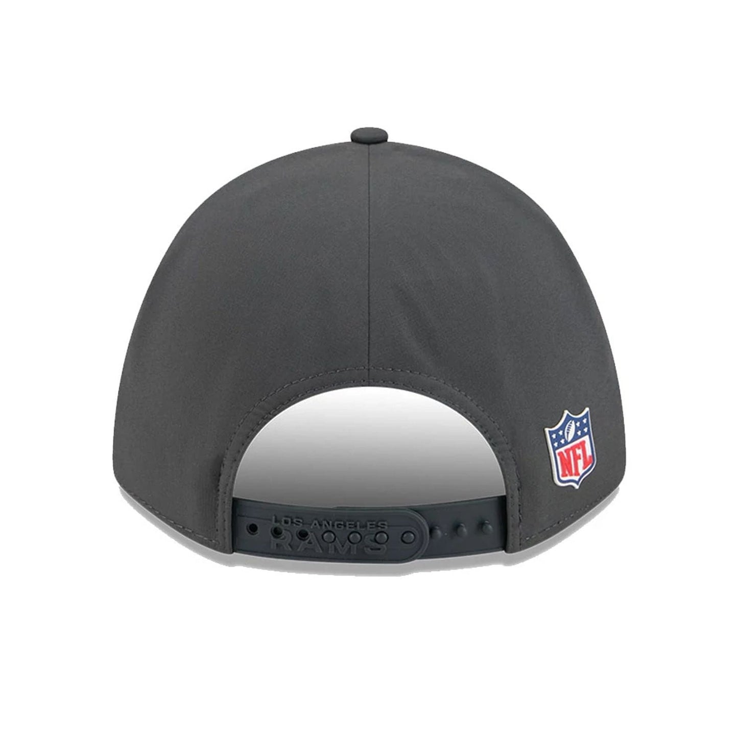 This is a LA Rams NFL Sideline 2025 Charcoal 9FORTY M-Crown Adjustable Cap 7