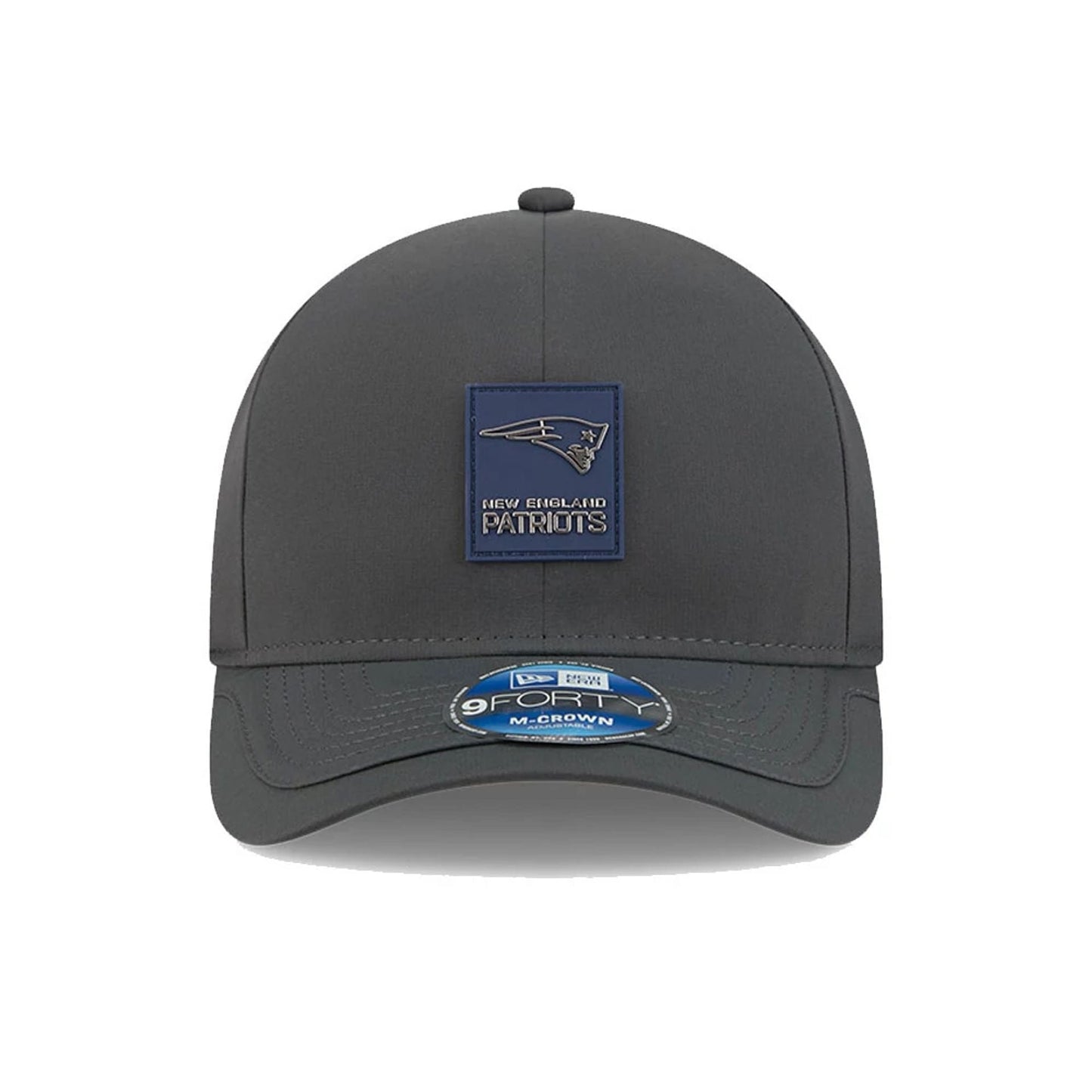 This is a New England Patriots NFL Sideline 2025 Charcoal 9FORTY M-Crown Adjustable Cap 3