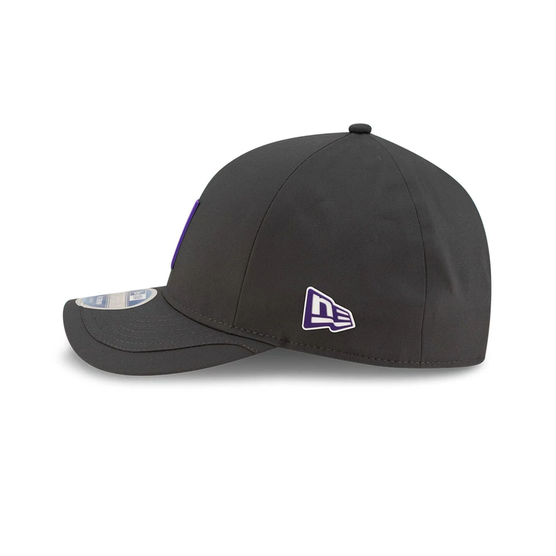 This is a Minnesota Vikings NFL Sideline 2025 Charcoal 9FORTY M-Crown Adjustable Cap 7