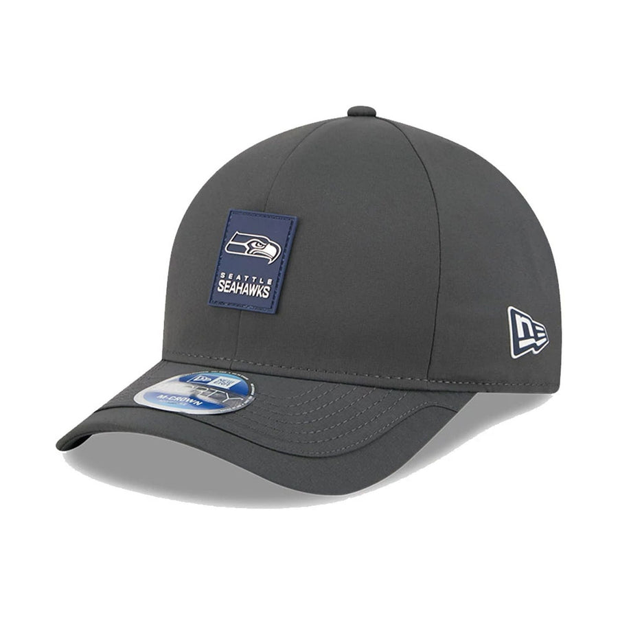 This is a Seattle Seahawks NFL Sideline 2025 Charcoal 9FORTY M-Crown Adjustable Cap 1