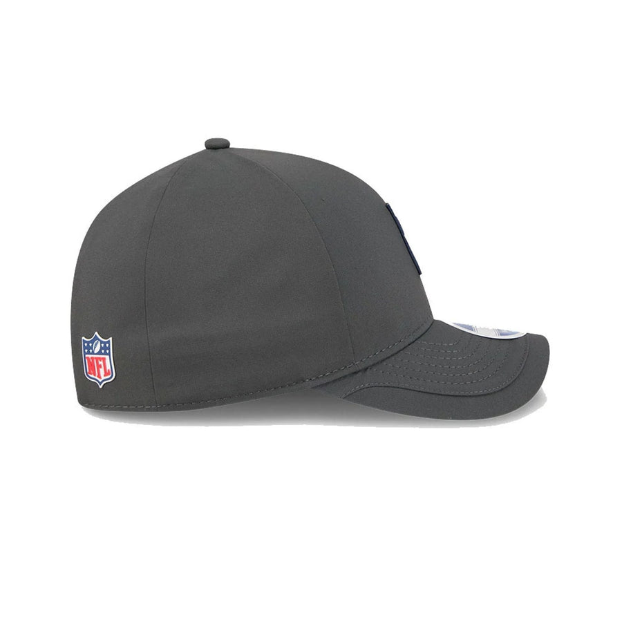 This is a Seattle Seahawks NFL Sideline 2025 Charcoal 9FORTY M-Crown Adjustable Cap 6