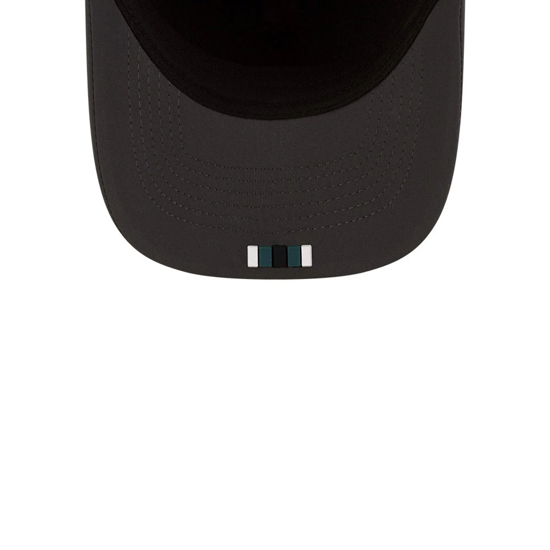 This is a Philadelphia Eagles NFL Sideline 2025 Charcoal 9FORTY M-Crown Adjustable Cap 7