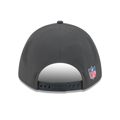 This is a Official Logo NFL Sideline 2025 Charcoal 9FORTY M-Crown Adjustable Cap 7