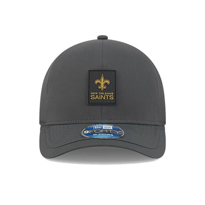This is a New Orleans Saints NFL Sideline 2025 Charcoal 9FORTY M-Crown Adjustable Cap 3