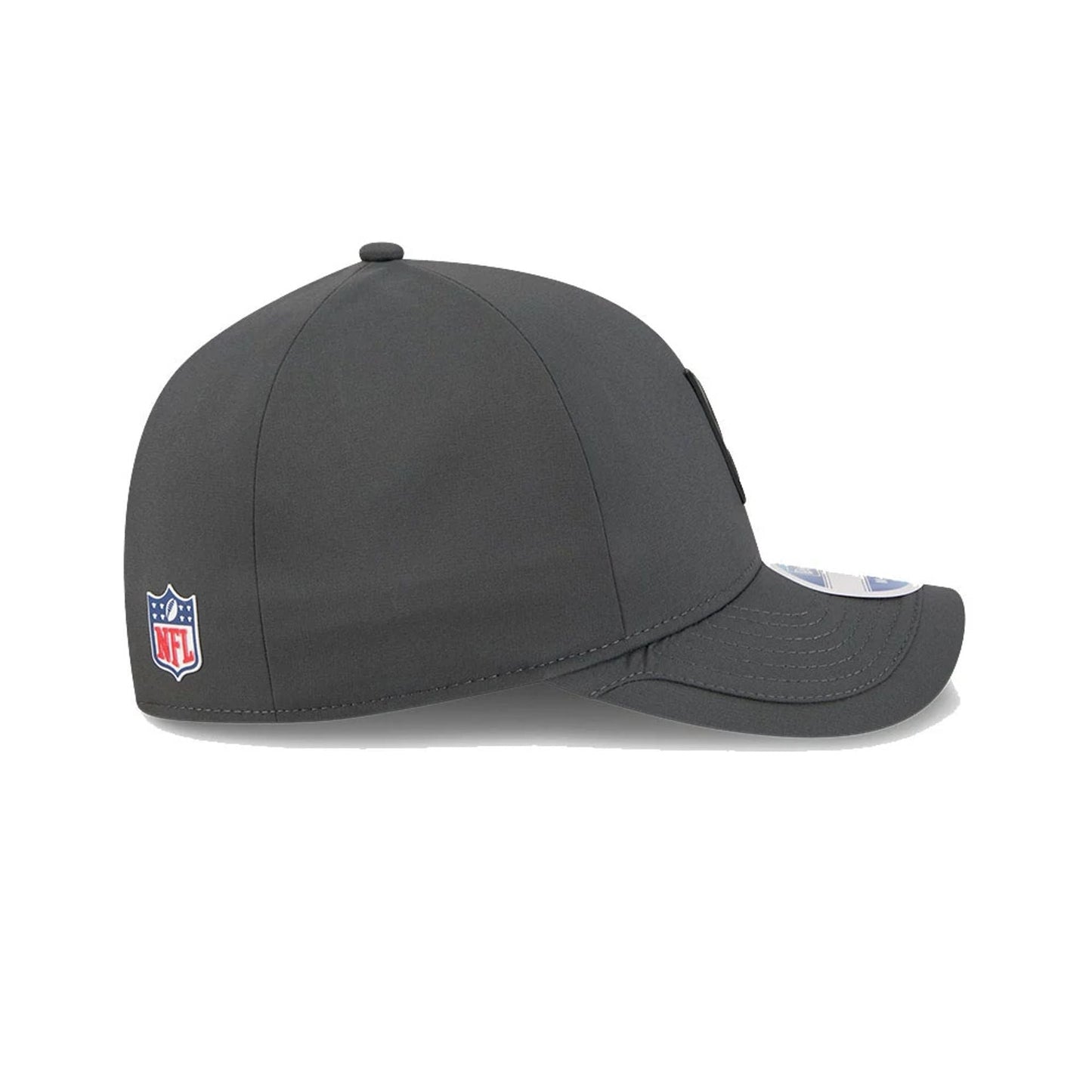 This is a New Orleans Saints NFL Sideline 2025 Charcoal 9FORTY M-Crown Adjustable Cap 6