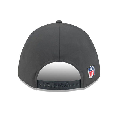 This is a New Orleans Saints NFL Sideline 2025 Charcoal 9FORTY M-Crown Adjustable Cap 7