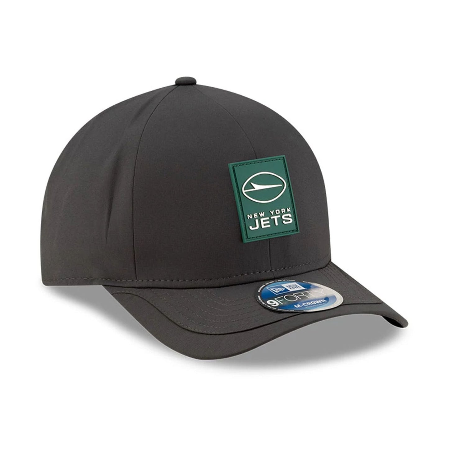 This is a New York Jets NFL Sideline 2025 Charcoal 9FORTY M-Crown Adjustable Cap 3