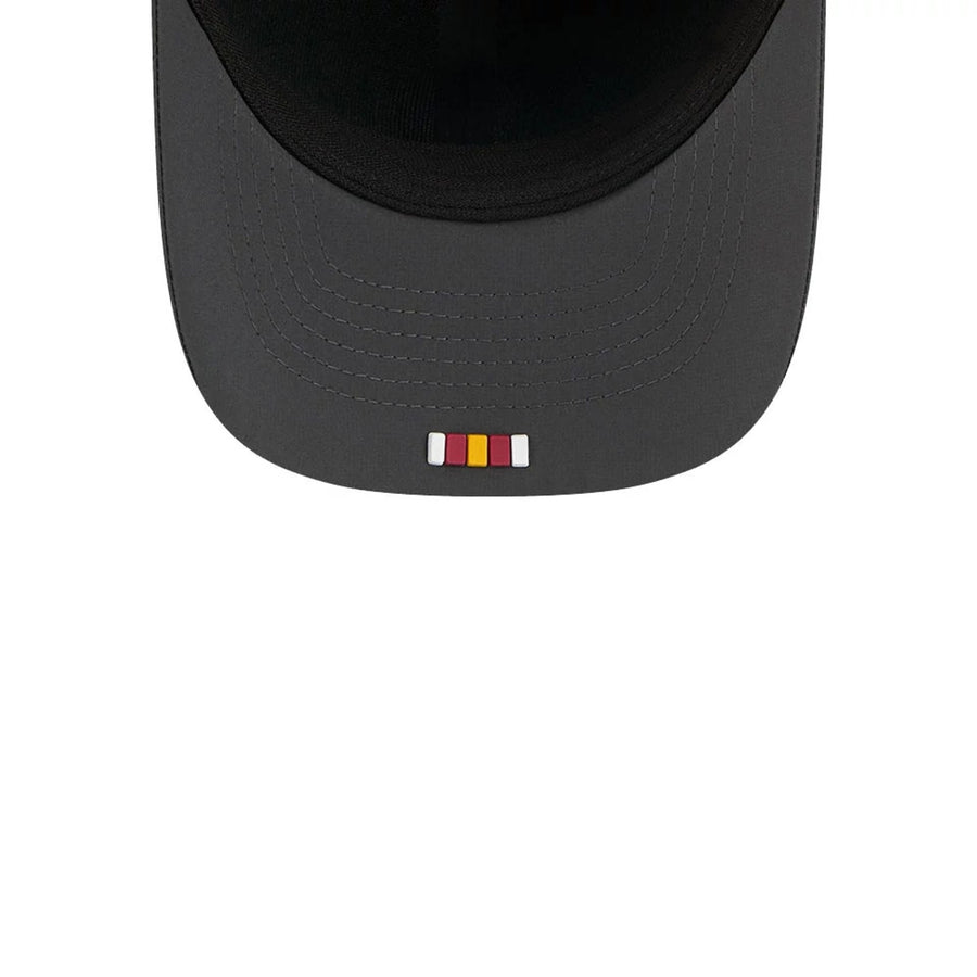 This is a Washington Commanders NFL Sideline 2025 Charcoal 9FORTY M-Crown Adjustable Cap 2