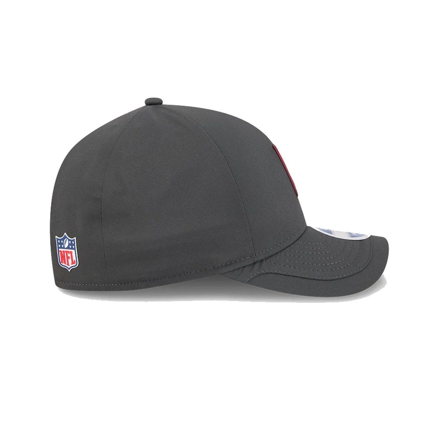 This is a Washington Commanders NFL Sideline 2025 Charcoal 9FORTY M-Crown Adjustable Cap 5