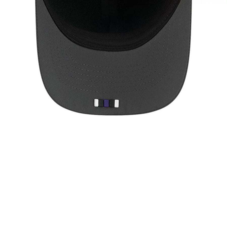 This is a Baltimore Ravens NFL Sideline 2025 Charcoal 9FORTY M-Crown Adjustable Cap 2