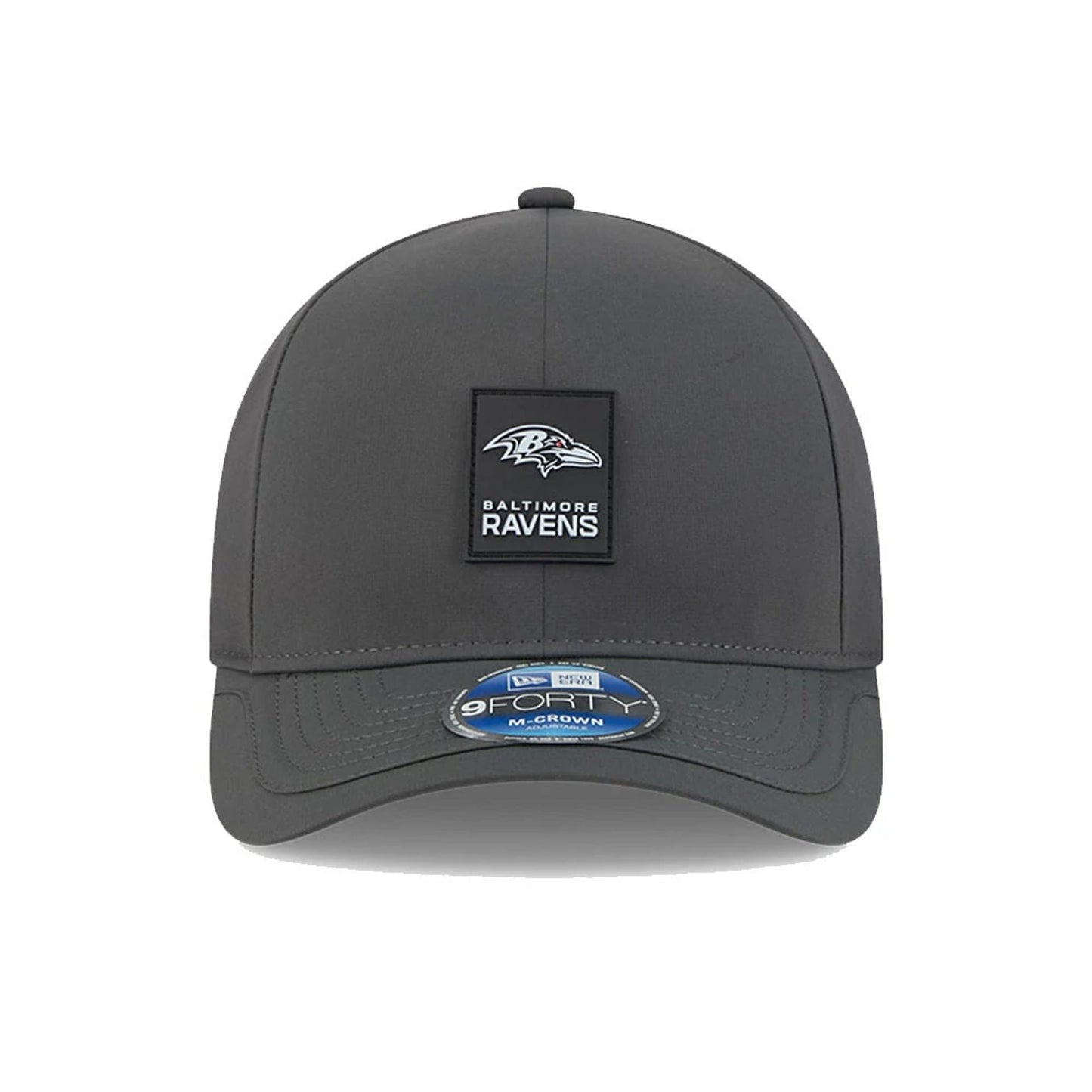 This is a Baltimore Ravens NFL Sideline 2025 Charcoal 9FORTY M-Crown Adjustable Cap 3