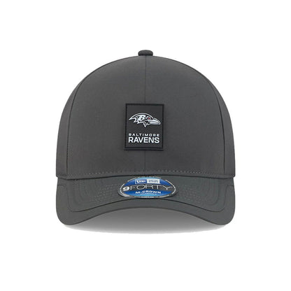 This is a Baltimore Ravens NFL Sideline 2025 Charcoal 9FORTY M-Crown Adjustable Cap 3