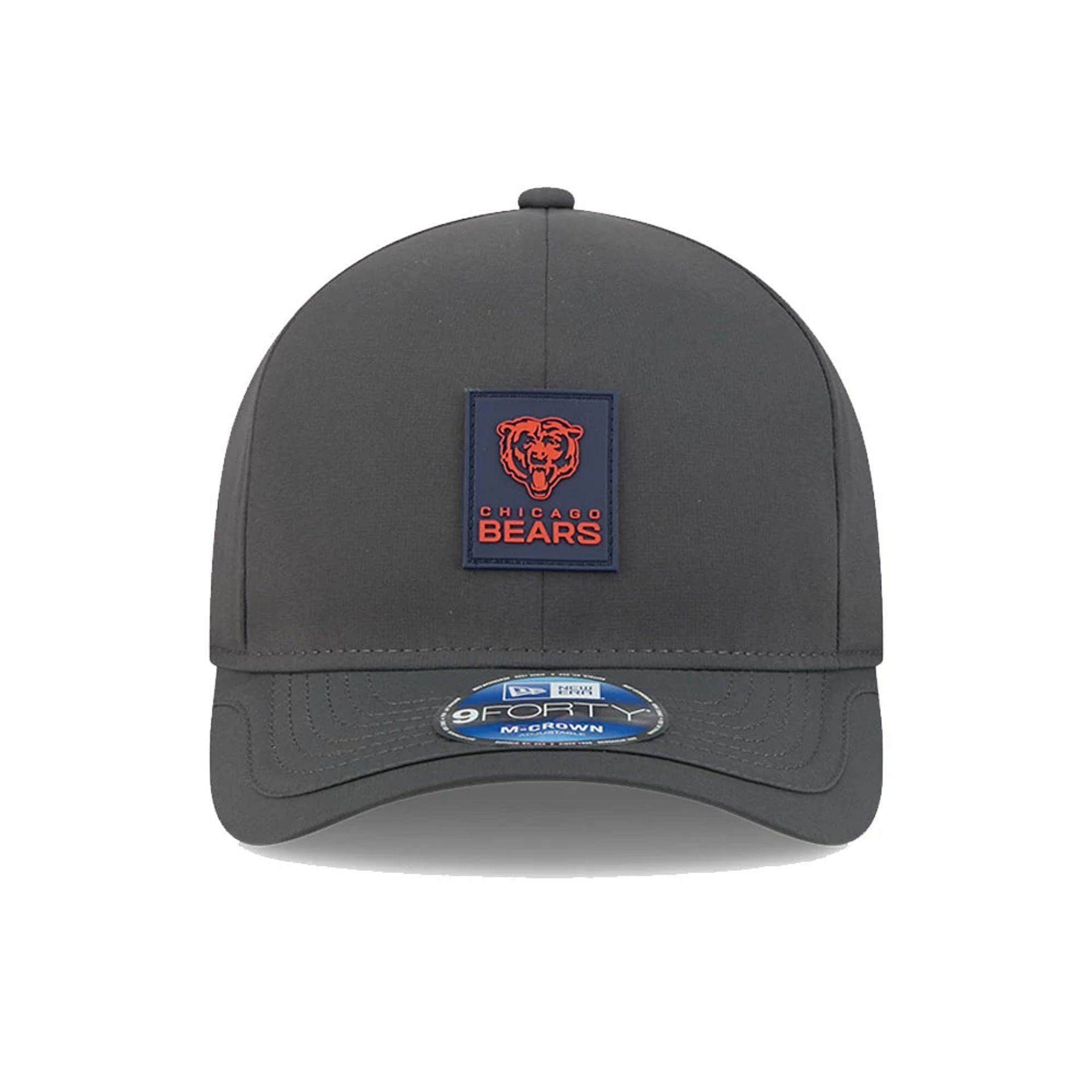 This is a Chicago Bears NFL Sideline 2025 Charcoal 9FORTY M-Crown Adjustable Cap 3