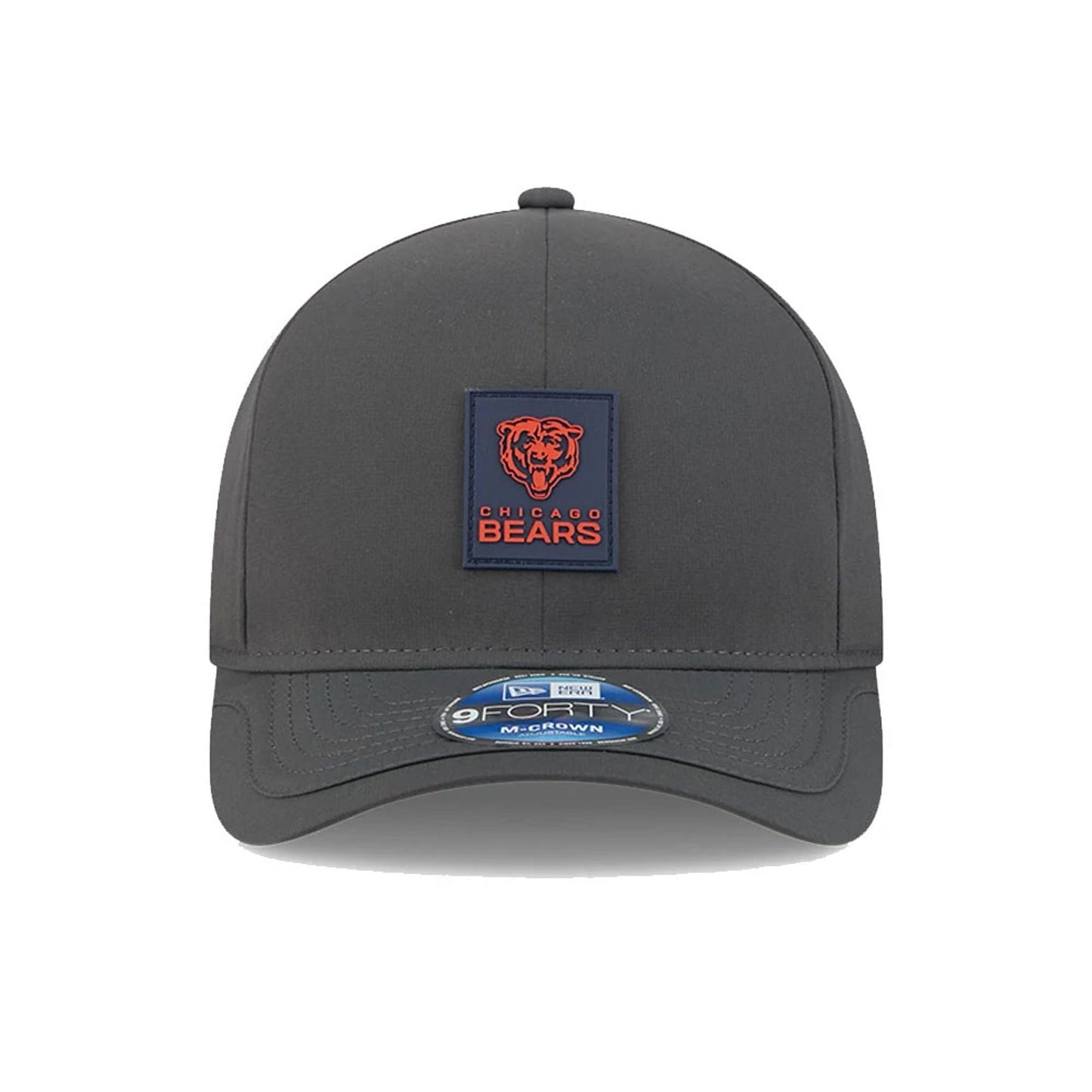 This is a Chicago Bears NFL Sideline 2025 Charcoal 9FORTY M-Crown Adjustable Cap 3