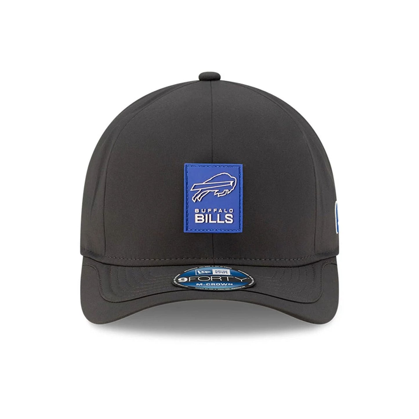 This is a Buffalo Bills NFL Sideline 2025 Charcoal 9FORTY M-Crown Adjustable Cap 2