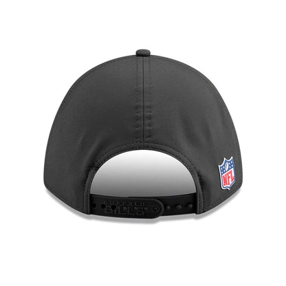 This is a Buffalo Bills NFL Sideline 2025 Charcoal 9FORTY M-Crown Adjustable Cap 5