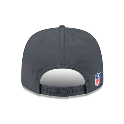 This is a New York Giants NFL Sideline 2025 Charcoal 9SEVENTY Stretch Snap Adjustable Cap 7