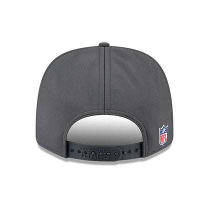 This is a Tennessee Titans NFL Sideline 2025 Charcoal 9SEVENTY Stretch Snap Adjustable Cap 7