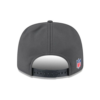 This is a San Francisco 49ers NFL Sideline 2025 Charcoal 9SEVENTY Stretch Snap Adjustable Cap 7