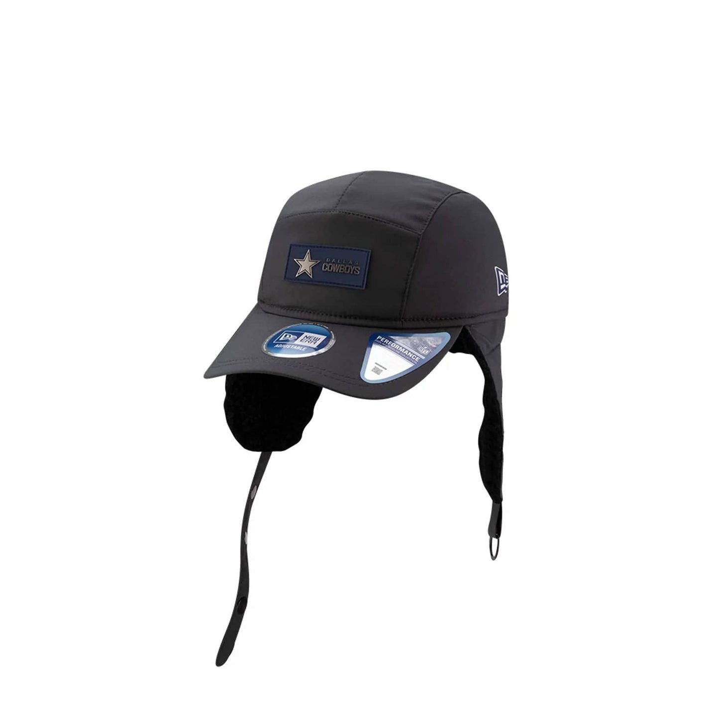 This is a Dallas Cowboys NFL Sideline Charcoal Dogear Camper Adjustable Cap 7