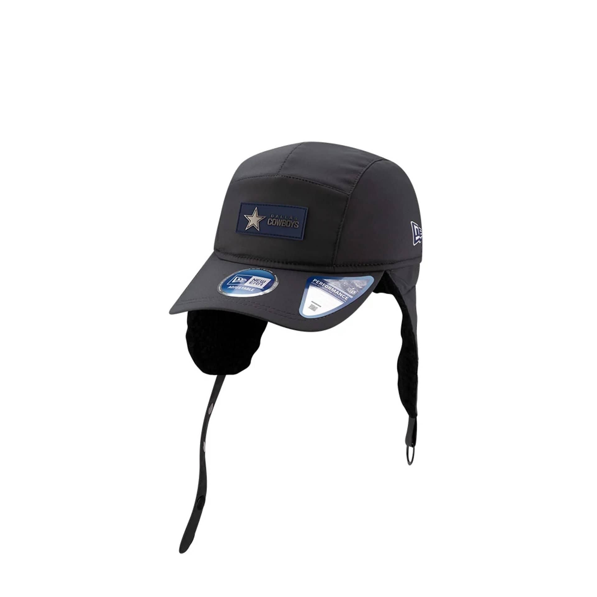 This is a Dallas Cowboys NFL Sideline Charcoal Dogear Camper Adjustable Cap 7