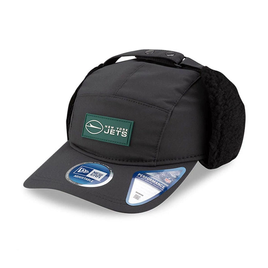 This is a New York Jets NFL Sideline Charcoal Dogear Camper Adjustable Cap 1