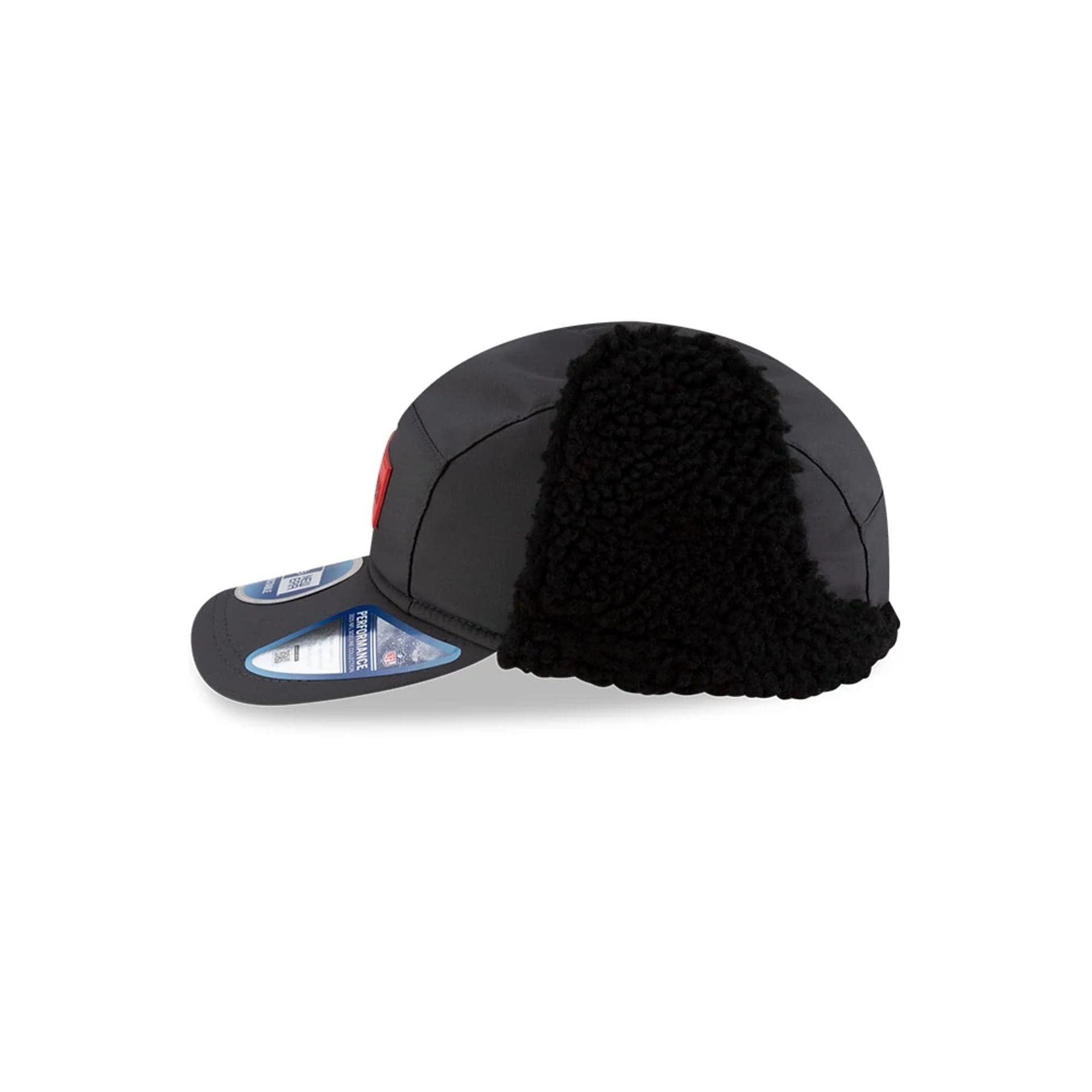 This is a Kansas City Chiefs NFL Sideline Charcoal Dogear Camper Adjustable Cap 4