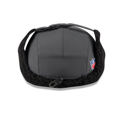 This is a Oakland Raiders NFL Sideline Charcoal Dogear Camper Adjustable Cap 4