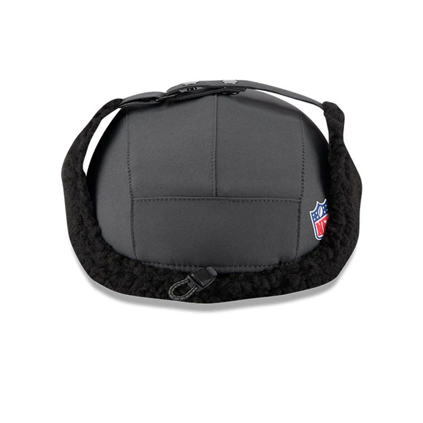 This is a Oakland Raiders NFL Sideline Charcoal Dogear Camper Adjustable Cap 4
